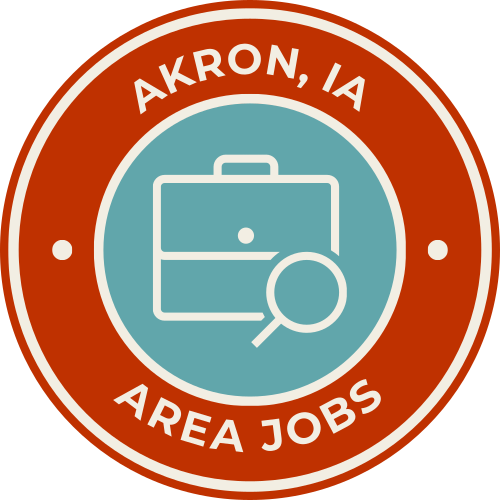 Akron, IA AREA JOBS logo